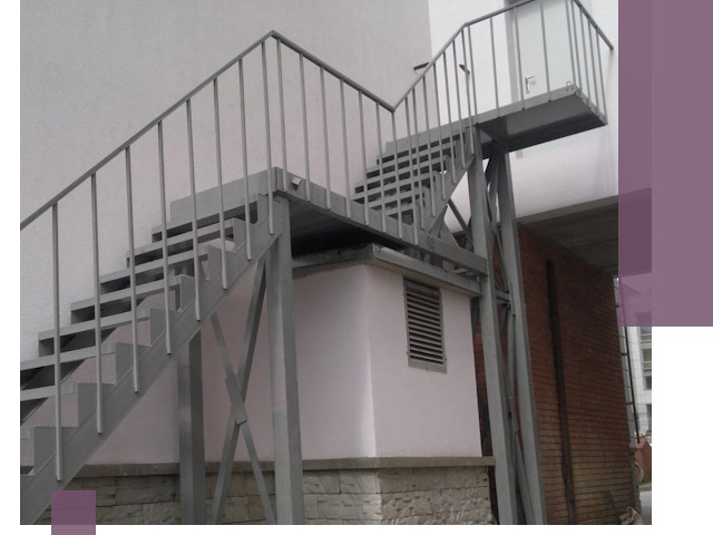 Монтаж пожарных лестниц под ключ в Воскресенске с гарантией качества