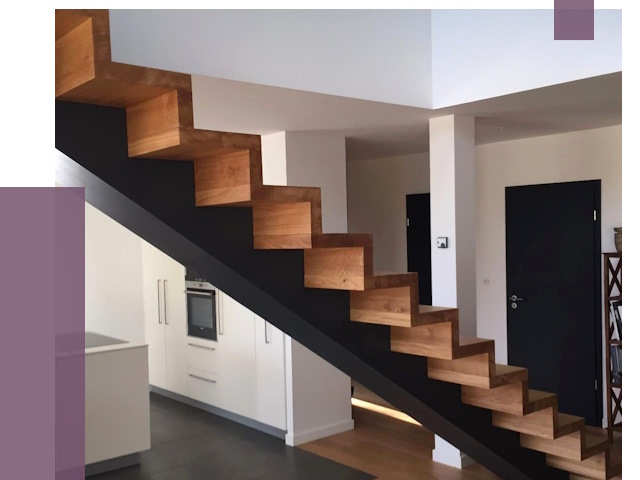 Изготовление деревянных лестниц в Воскресенске от 87873 руб. | ПРОЛЁТ-Вск