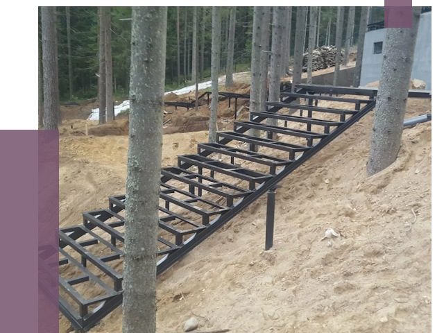 Монтаж металлических лестниц в Воскресенске от 13698 руб. 