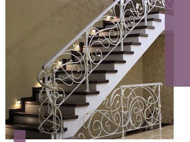 Кованые лестницы под ключ в Воскресенске — изготовление и монтаж