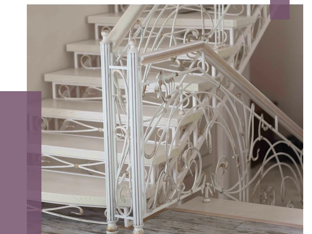 Изготовление кованых лестниц на заказ в Воскресенске от 87873 руб. | ПРОЛЁТ-Вск