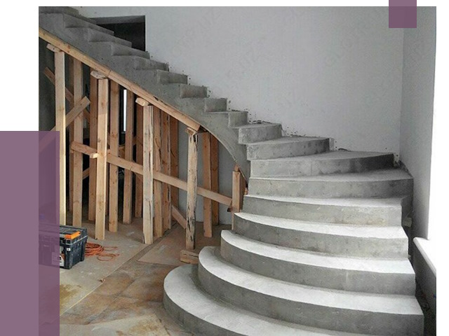 Изготовление бетонных лестниц под ключ в Воскресенске от 20159 руб. | ПРОЛЁТ-Вск