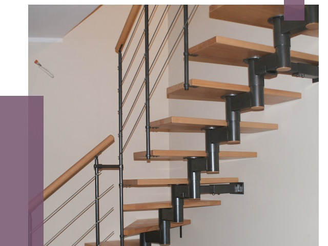 Изготовление модульных лестниц в Воскресенске от 11630 руб. 