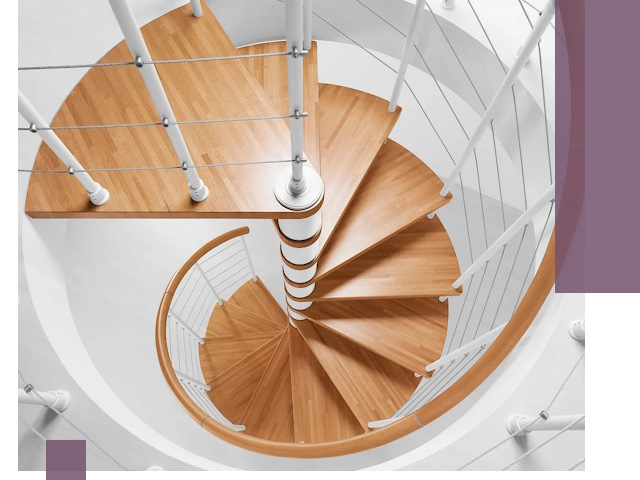 Изготовление винтовых лестниц под ключ в Воскресенске