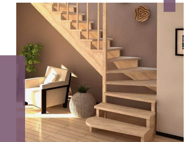 Изготовление Г-образных лестниц в Воскресенске от 19125 руб. 