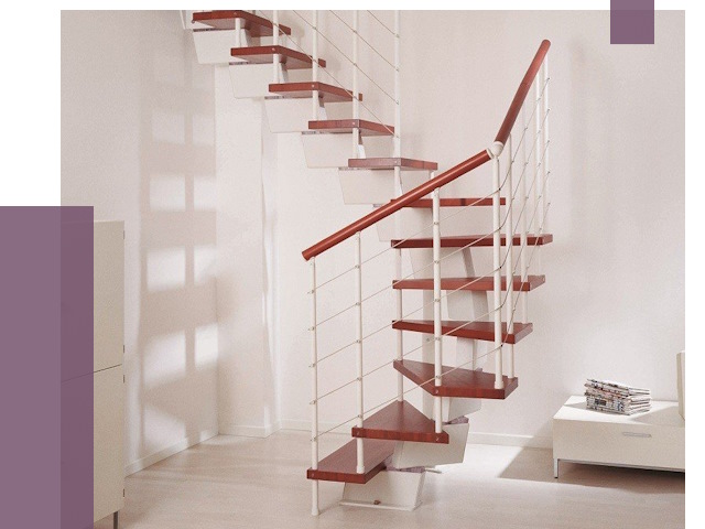 Изготовление лестниц на больцах в Воскресенске от 9821 руб. | ПРОЛЁТ-Вск