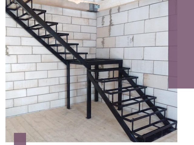 Лестницы на металлокаркасе под ключ в Воскресенске — изготовление и монтаж