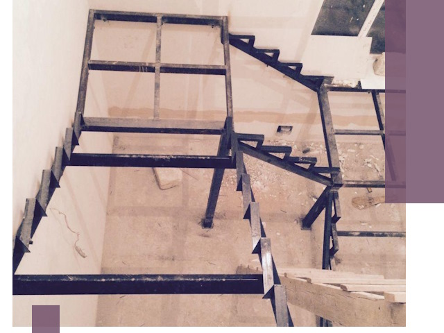 Монтаж лестниц на металлокаркасе в Воскресенске быстро и качественно