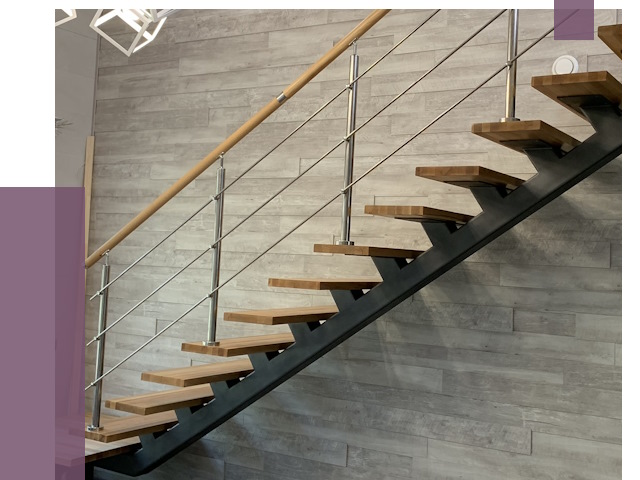 Изготовление лестниц на монокосоуре в Воскресенске от 77018 руб. 