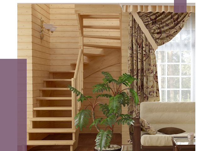 Лестницы для дачи в Воскресенске от 76760 руб.  | ПРОЛЁТ-Вск