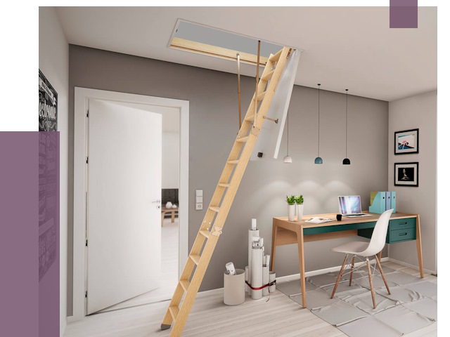 Чердачные лестницы в Воскресенске — от 14732 руб. | ПРОЛЁТ-Вск