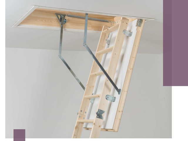 Установка чердачной лестницы под ключ в Воскресенске