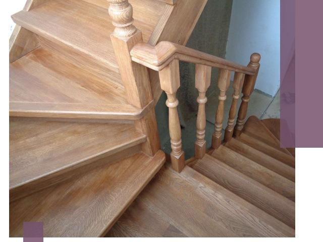 Дубовые лестницы под ключ в Воскресенске: изготовление и монтаж