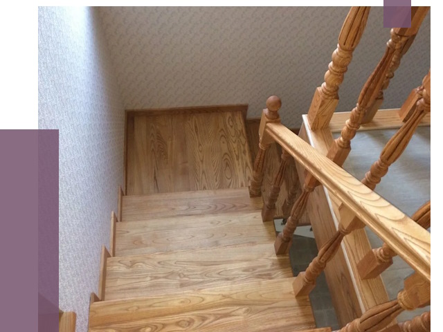 Сосновые лестницы в Воскресенске под ключ от 8167 руб.  | ПРОЛЁТ-Вск