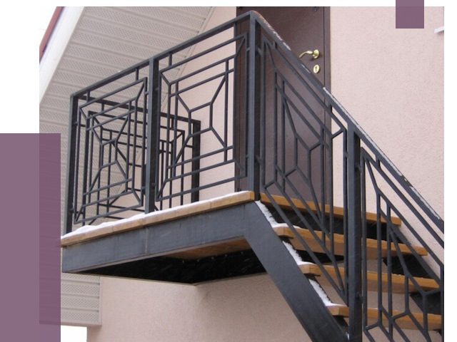 Металлические перила в Воскресенске от 4342 руб.  | ПРОЛЁТ-Вск