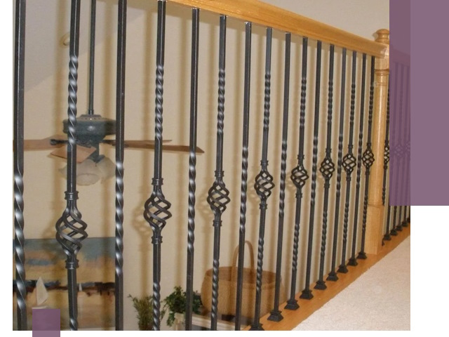 Изготовление и монтаж кованных перил в Воскресенске под ключ