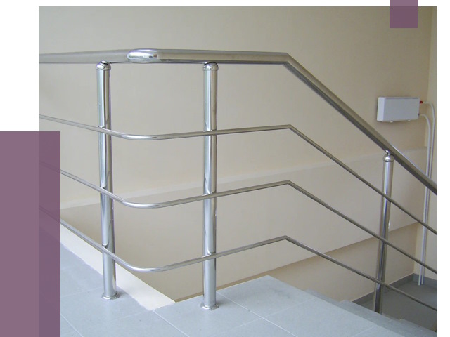 Алюминиевые перила в Воскресенске от 6410 руб. под ключ | ПРОЛЁТ-Вск