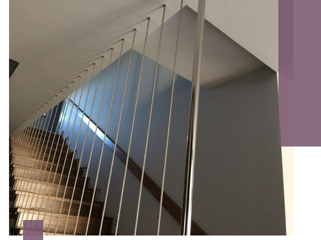 Тросовые перила под ключ в Воскресенске — производство и монтаж