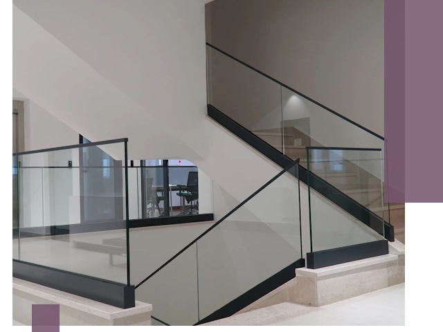 Стеклянные перила премиум-класса с установкой в Воскресенске