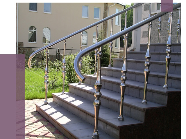 Перила для крыльца в Воскресенске от 10855 руб. — монтаж ПРОЛЁТ-Вск