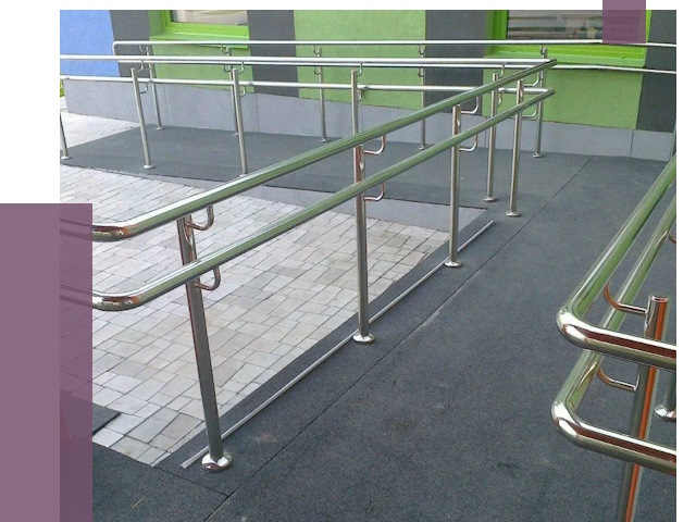 Ограждения пандусов в Воскресенске от 4394 руб. монтаж | ПРОЛЁТ-Вск