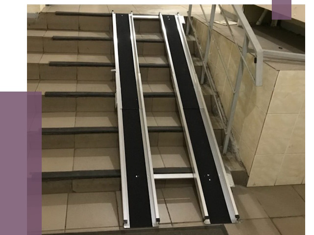 Установка пандуса в подъезд в Воскресенске от 8064 руб. под ключ | ПРОЛЁТ-Вск