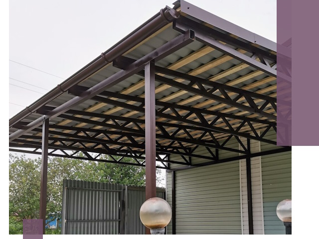 Навесы под ключ в Воскресенске: изготовление, монтаж и гарантия