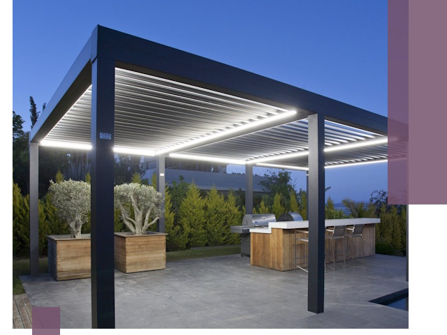 Навесы отдельно стоящие под ключ в Воскресенске из металла и поликарбоната