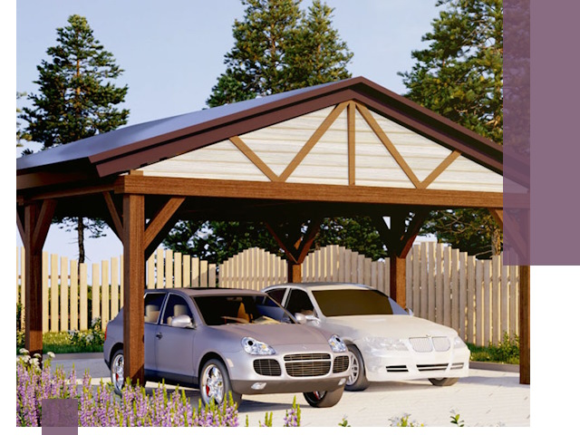 Навесы для автомобиля в Воскресенске — изготовление и монтаж