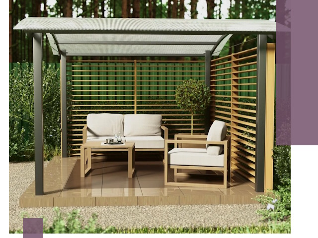 Навесы для дачи в Воскресенске: изготовление, монтаж и демонтаж