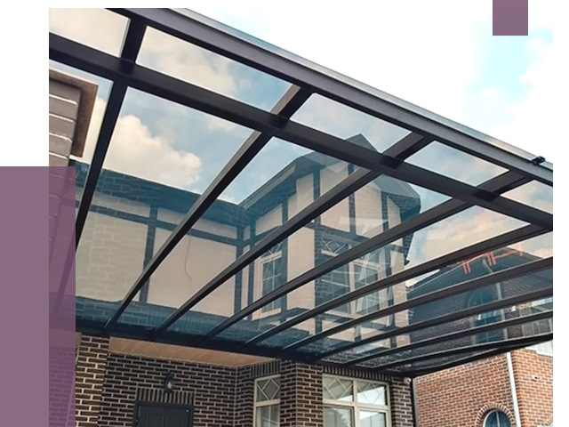 Навесы из поликарбоната в Воскресенске от 8705 руб. под ключ — ПРОЛЁТ-Вск