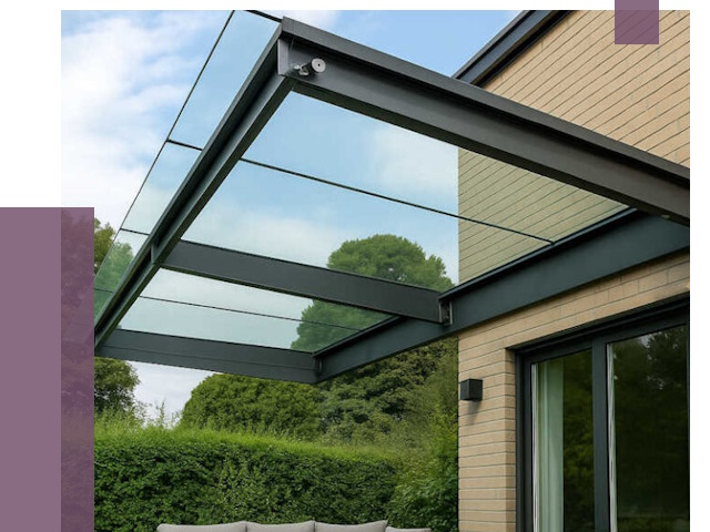 Стеклянные навесы и козырьки в Воскресенске от 12406 руб.