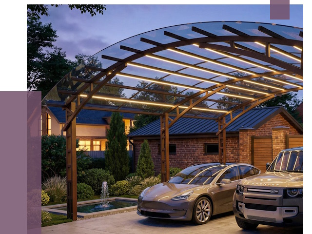 Металлические навесы в Воскресенске от 12819 руб. под ключ — ПРОЛЁТ-Вск