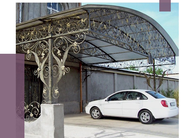 Кованые навесы в Воскресенске от 14732 руб. | ПРОЛЁТ-Вск
