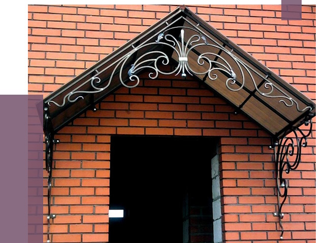 Металлические козырьки в Воскресенске от 10803 руб. 