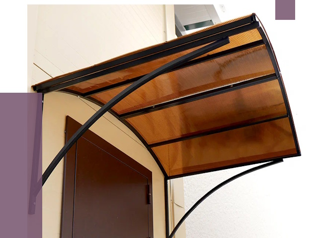 Недорогие козырьки в Воскресенске от 7671 руб.  | ПРОЛЁТ-Вск