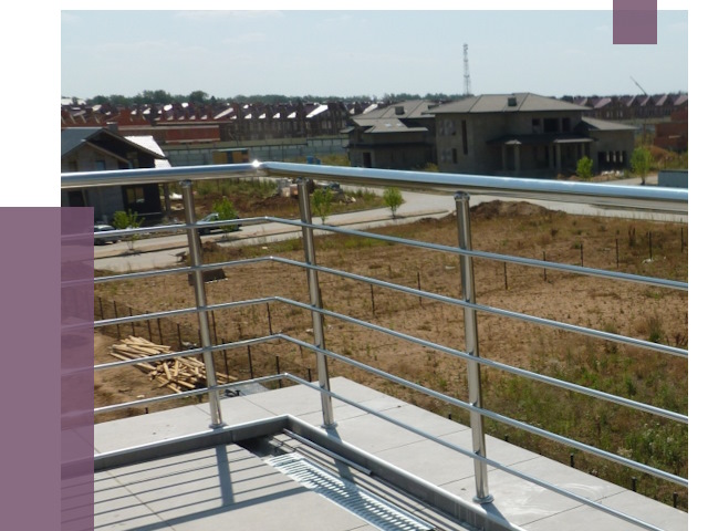 Парапеты из нержавеющей стали в Воскресенске от 8064 руб. за м² | ПРОЛЁТ-Вск