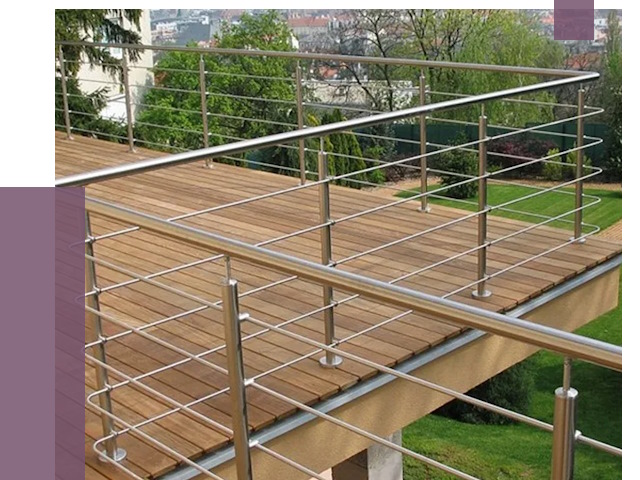 Алюминиевые парапеты в Воскресенске под ключ от 7857 руб. 