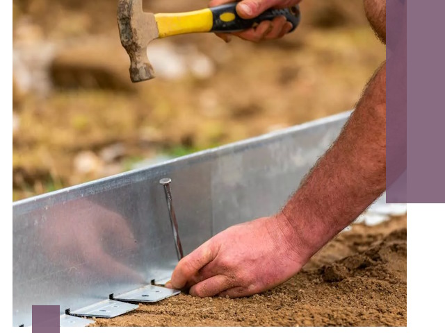 Монтаж металлических бордюров в Воскресенске быстро и качественно