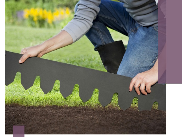 Металлические бордюры для газона в Воскресенске — изготовление и монтаж