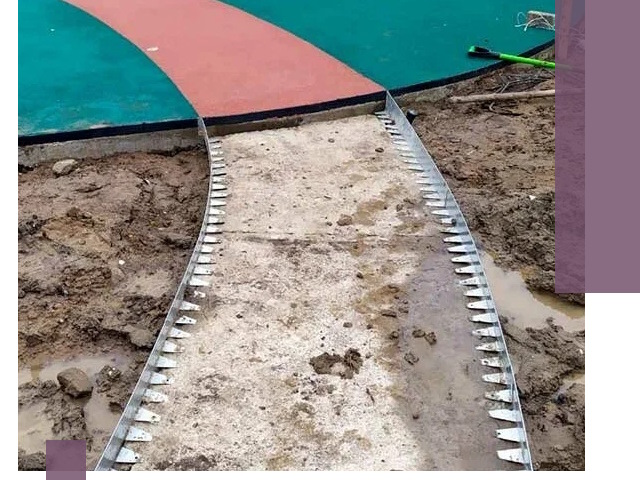 Металлические бордюры для дорожек в Воскресенске — монтаж и изготовление