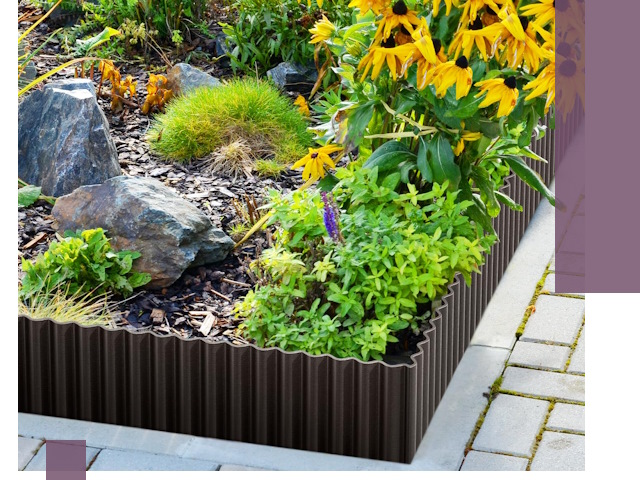 Металлические бордюры для клумб в Воскресенске — производство и монтаж