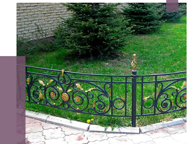 Кованые газонные ограждения в Воскресенске от 7702 руб. — ПРОЛЁТ-Вск